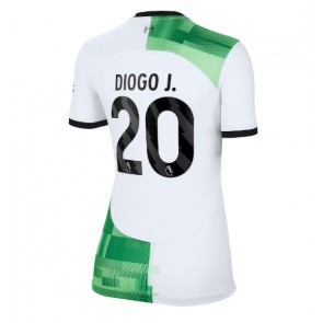 Liverpool Diogo Jota #20 Dámské Venkovní Dres 2023-24 Krátký Rukáv